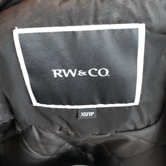 RW&CO. Black Warm Hooded Vest in Black - XS - Picture 16 of 16